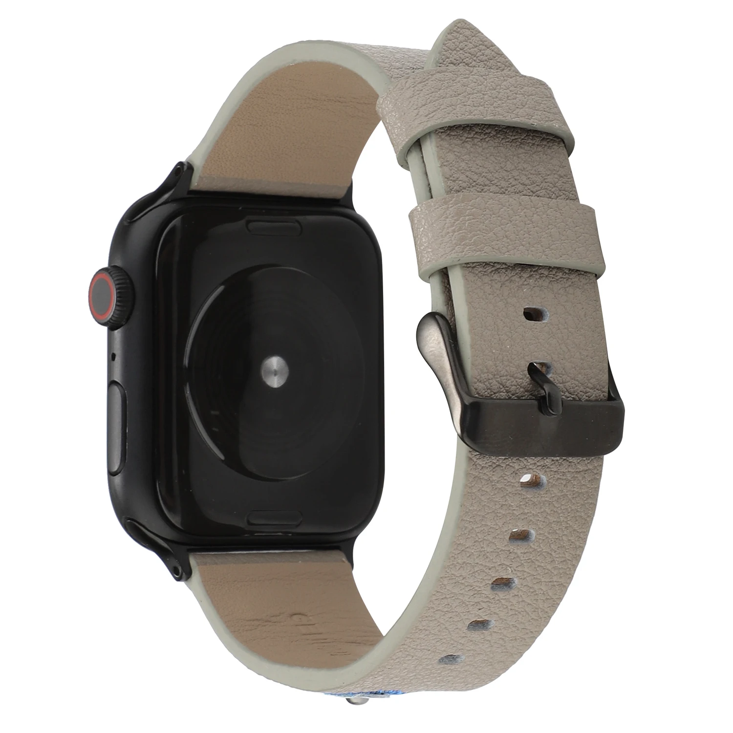 Вышивка кожаный ремешок для часов для apple watch серии 1, 2, 3, ремешок 42/38 мм браслет для наручных часов iwatch, ремешок correa apple watch 5 4 44/40 мм