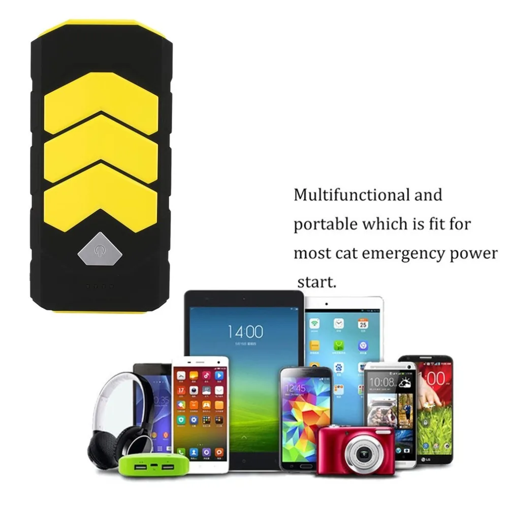 Многофункциональный автомобильный стартер 50800 мАч аварийный автомобильный аккумулятор зарядное устройство с SOS светильник