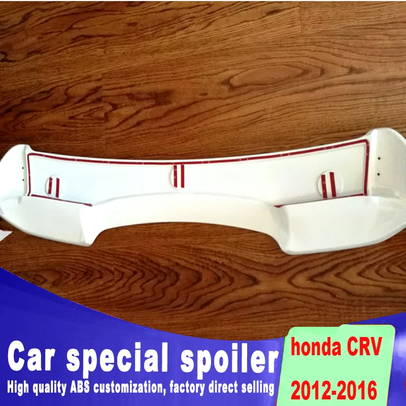 Новый дизайнерский спойлер для Honda CRV CR V прочная Лента стабильный из АБС пластика