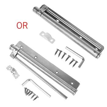 

Door Closer Single Spring Strength Adjustable Surface Mounted Stainless Steel Automatic Closing Fire Rated Door Hardware