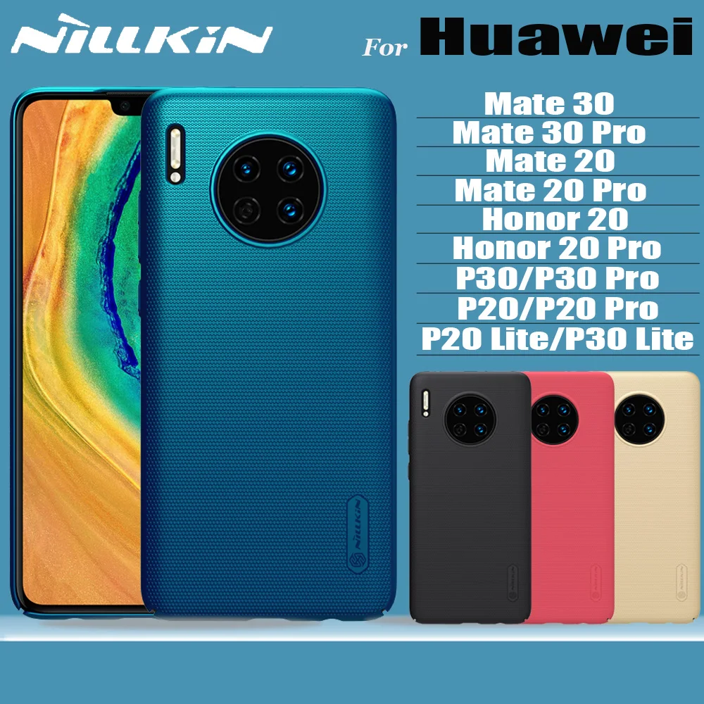 Матовый чехол NILLKIN для huawei mate 30 20 Pro P30 P20 Lite Honor 20 Pro чехол s Чехол Жесткий PC чехол для телефона на mate 30 mate 20