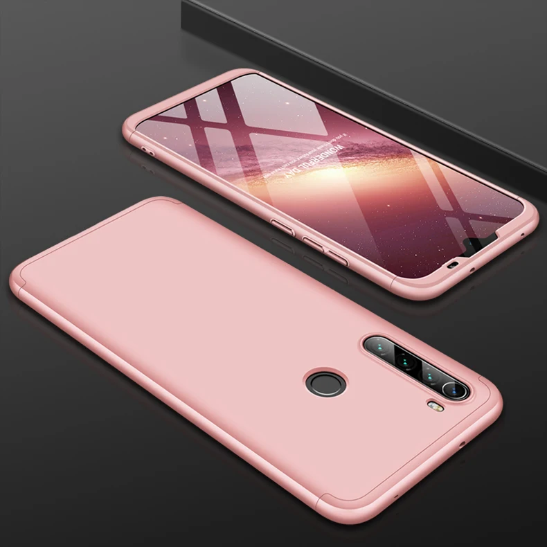 Чехол для телефона Xiaomi Redmi Note 8T Redmi 8 8A Pro, чехол на заднюю панель, бампер 360, полный Чехол, роскошный жесткий чехол из поликарбоната