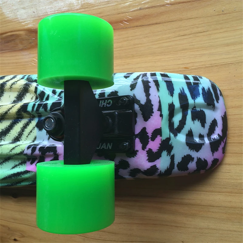 Леопардовая доска Penny Board Mini Cruiser Пластиковый Скейтборд 22 &quotX 6&quot ретро длинная