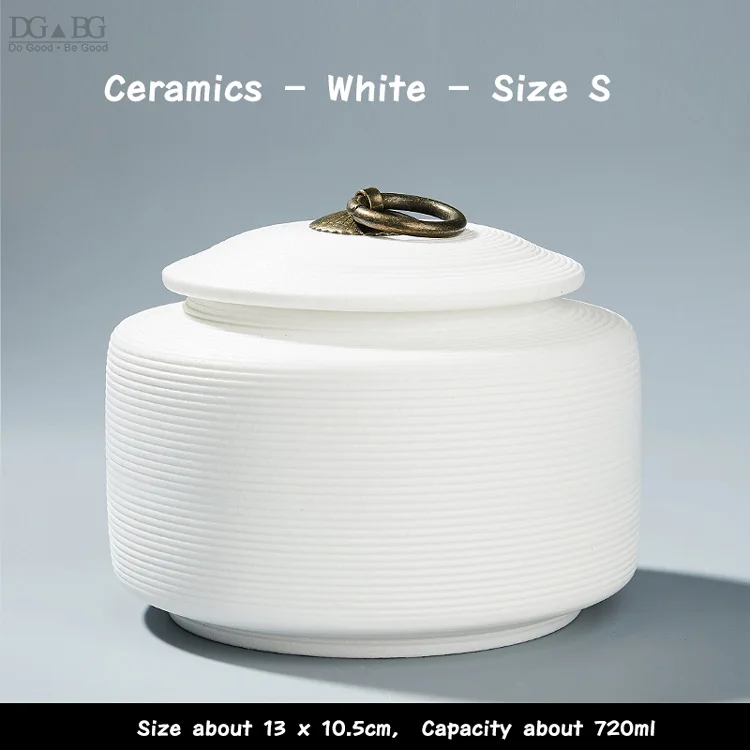 White Size L Керамические медальоны Светящиеся в темноте Запечатанные кремации похорон пепла Keepsake маленькие домашние животные, собака кошка Мемориал подходит для дома камины погребение - Цвет: White Size L