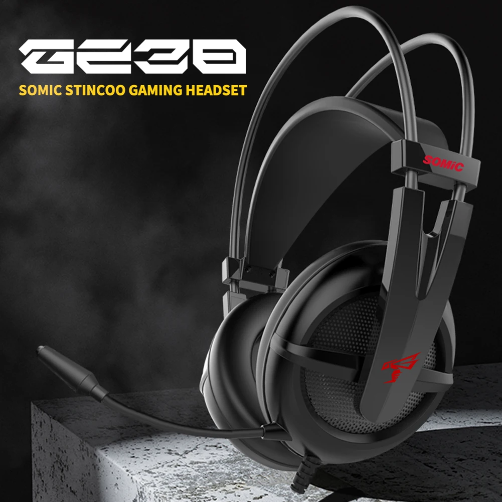 SOMIC G238 Over Ear Gaming Headphone USB7 1 Dual 3 5mm Wired Noise Reducing Headset with Adjustable Suspension Head Pad Design