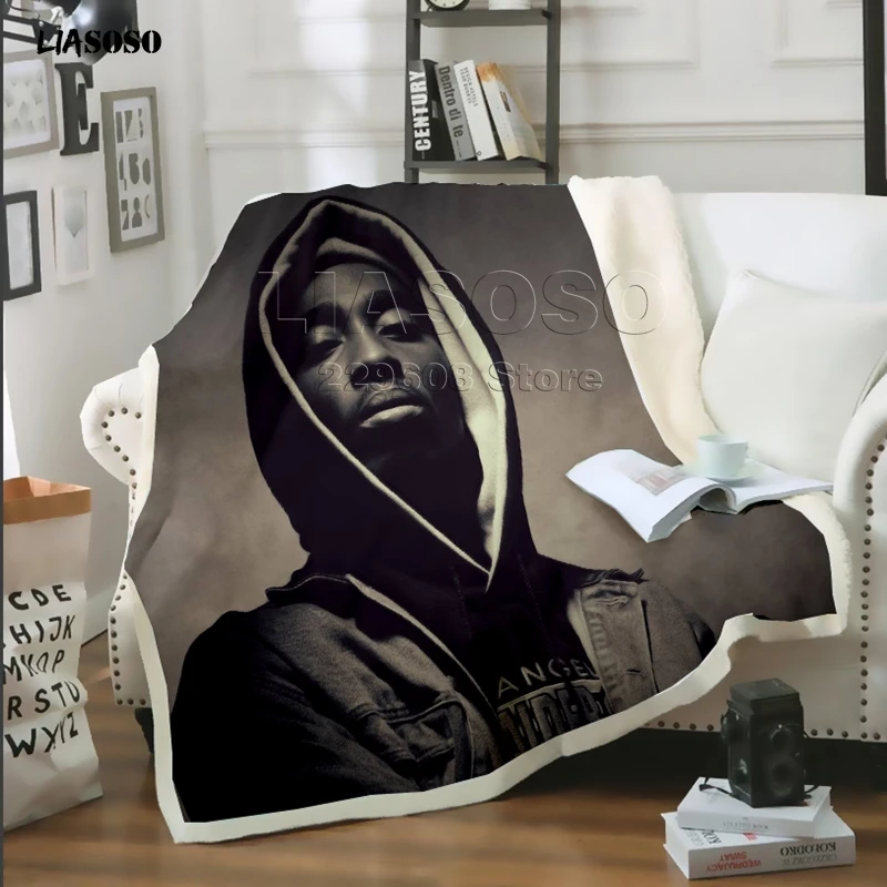 9 Рэппер 2pac Tupac/Biggie Smells путешествия молодежное постельное белье Узорчатое набивное одеяло покрывало для мальчика девочки путешествия одеяло квилт для софы - Цвет: 9