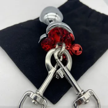 Sex Bondage kit of Bondage Wrist to Anal Plug Sex Toys with Metal Chain for Men Women Gay Bdsm Slave Handcuffs Strap SM Games 4