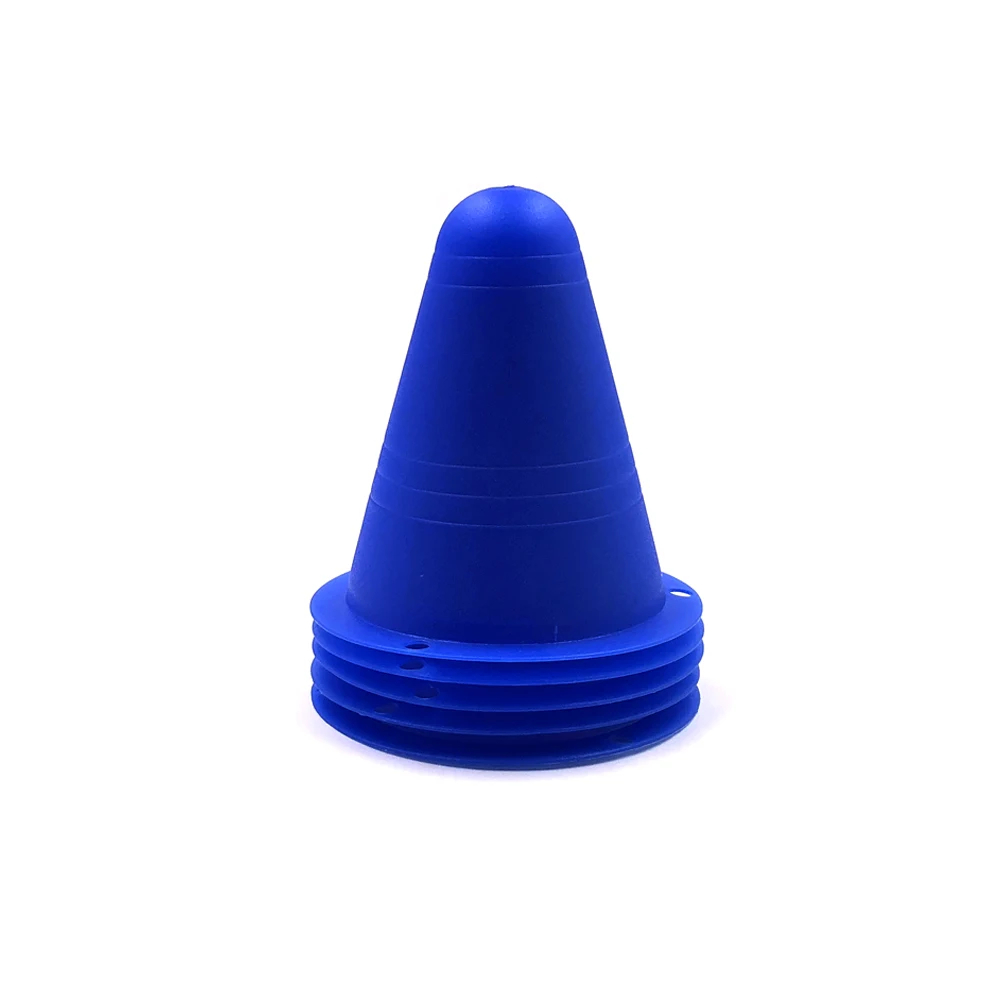 5 шт./компл. скейт маркер конусы роллер футбольное тренировочное оборудование маркировочный конус - Цвет: Синий