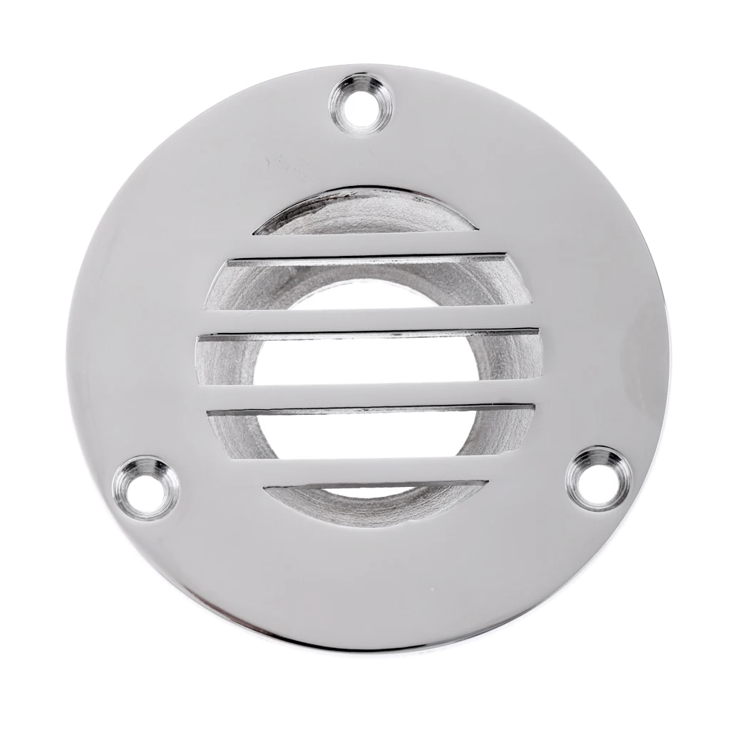 316 Stainless Steel Heavy Duty Boat Floor Deck Drain for Marine Boat Yacht Caravan - 2.44 x 0.6 inch