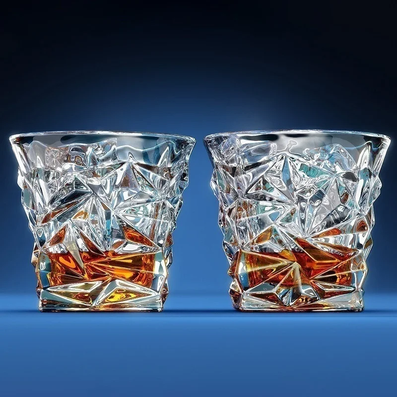 Комплект из 2 предметов 320ml прозрачный кристалл виски Стекло посуда для пиво