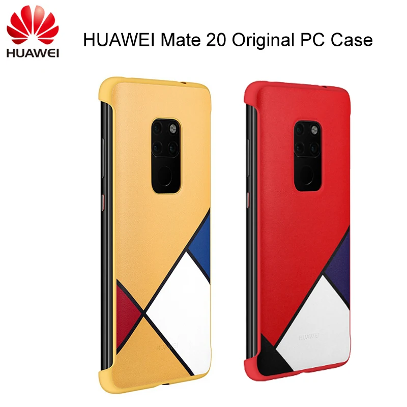 Официальный пластиковый чехол huawei mate 20, абстрактная тематическая оболочка премиум класса, жесткий матовый чехол 20, чехол