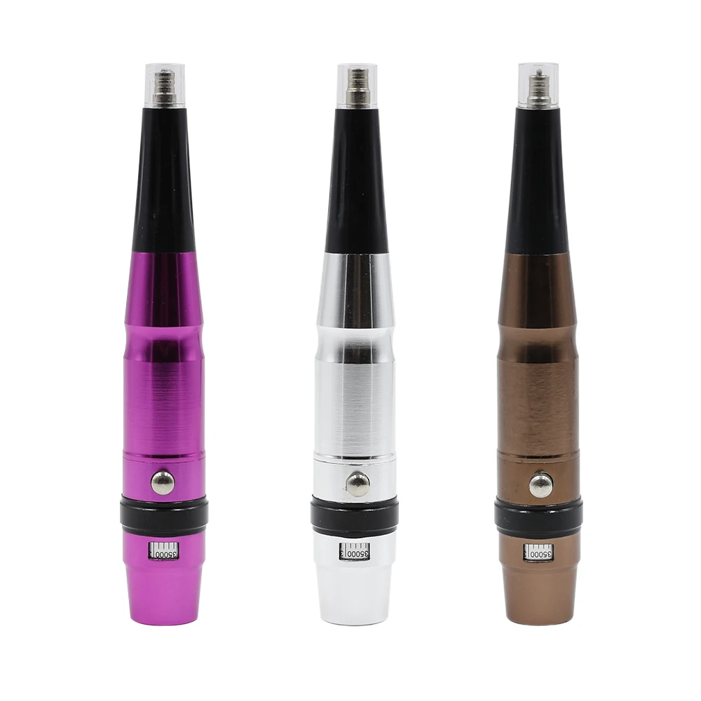 

3 Color Tattoo Machine Stable Motor Permanent Tattoo Pattern Eyebrow Lip Small Tattoo Design Metal Shell Electric Tattoo Pen