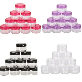 

10Pcs 5g/ml Cosmetic Empty Pot Eyeshadow Makeup Face Cosmetic Cream Creams and Skin Care Products Container Portable For Travel