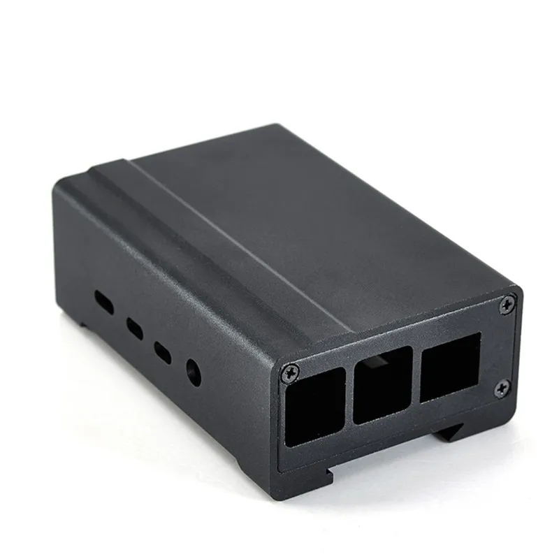 Raspberry Pi чехол корпус из алюминиевого сплава чехол+ вентилятор+ радиатор для Raspberry Pi 4 Модель B