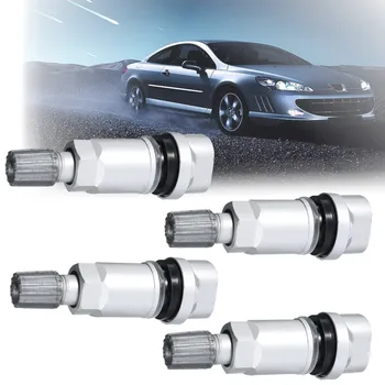 

4Pcs TPMS Tyre Air Pressure Sensor 5WK96841 2045431 for Peugeot 407 607 807 /Citroen C4 C5 C6 Monitor System