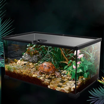 

Climbing pet glass feeding box pet glass cylinder stackable feeding box gecko beetle spider ornamental breeding tank