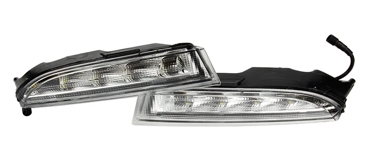 OKEEN 2 шт. 12В дневные ходовые огни для Volkswagen VW Scirocco R 2010 2011 2012 2013 Светодиодный дневной светильник белым светом сигнал поворота светильник Янтарный