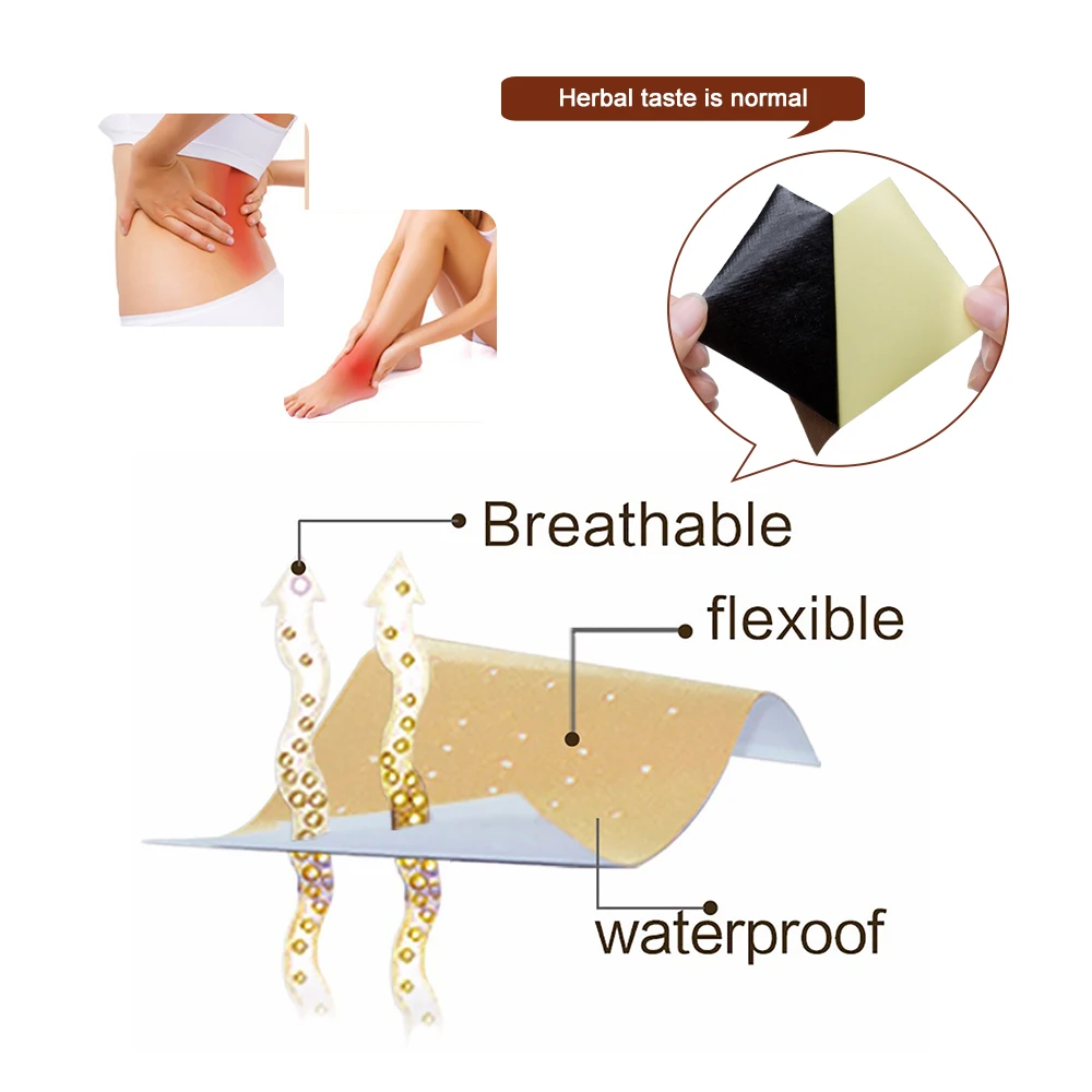 8pcs Tiger Balm Arthritis Pain Patch Back Neck Muscle Sprain Medical Plaster Joints Painkiller Herbal Sticker Health Care C1489