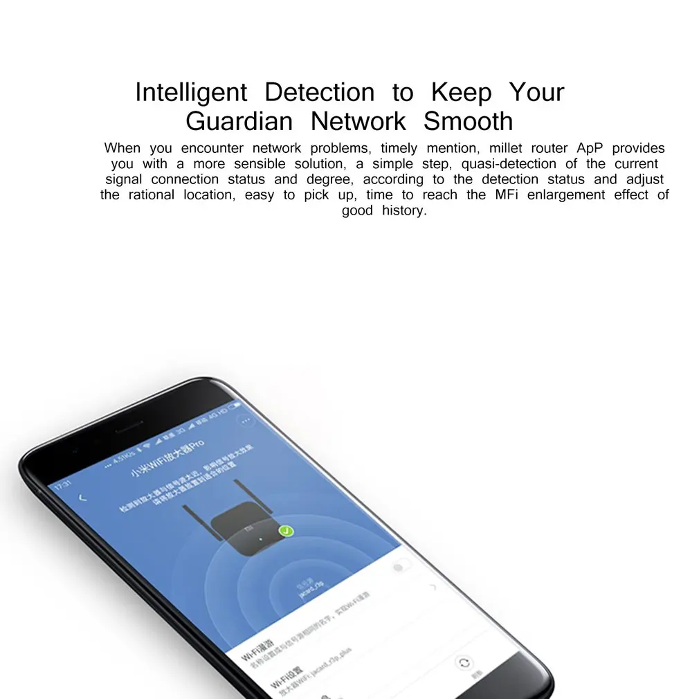 Xiao mi WiFi усилитель Pro 300 Мбит/с Amplificador Wi-Fi повторитель Wi-Fi сигнал крышка расширитель повторитель 2,4G mi беспроводной черный маршрутизатор