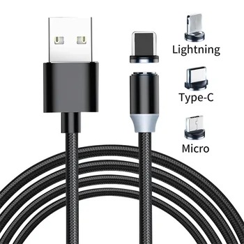 

Magnetic Cable plug Micro USB Type C Cable plug Fast Charging Magnetic Charger USB Cables plug Mobile Phone Cord