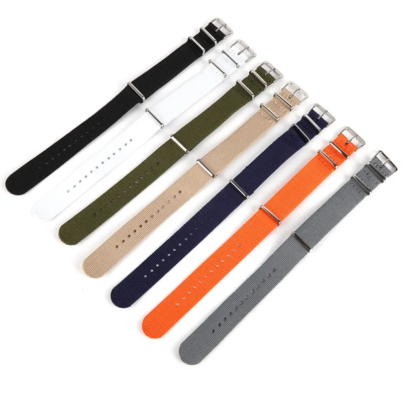 18 20 22 мм брендовые армейские спортивные натовские тканевые нейлоновые ленты с пряжкой ремень аксессуары для наручных часов для 007 James bond ремешок для часов
