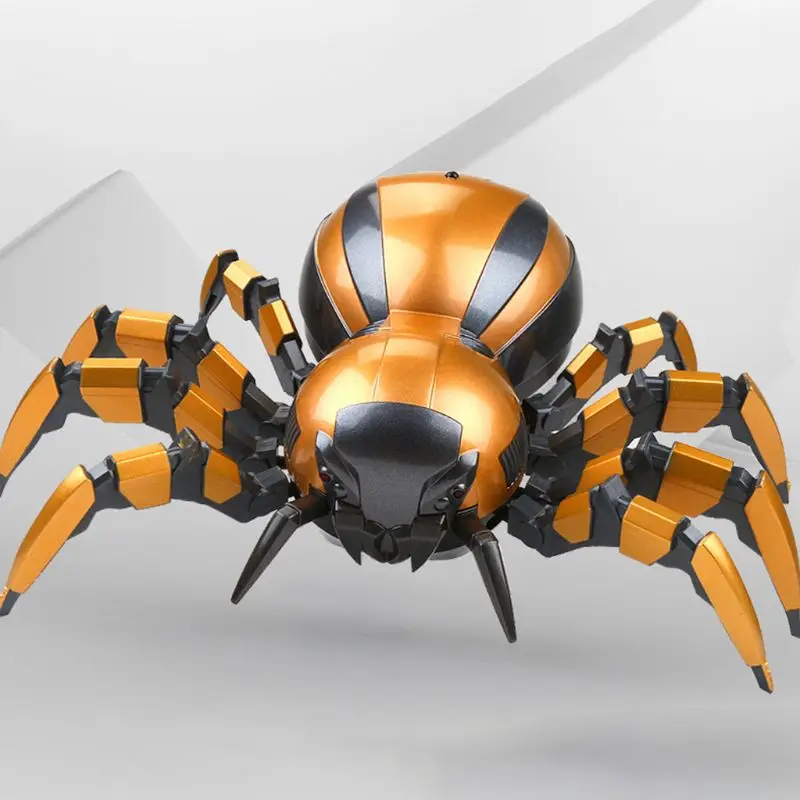 

FK502A Lifelike 4CH Remote Control Mechanical Spider Cool LED Lights on Eyes Sounds Toy for Kids 634F