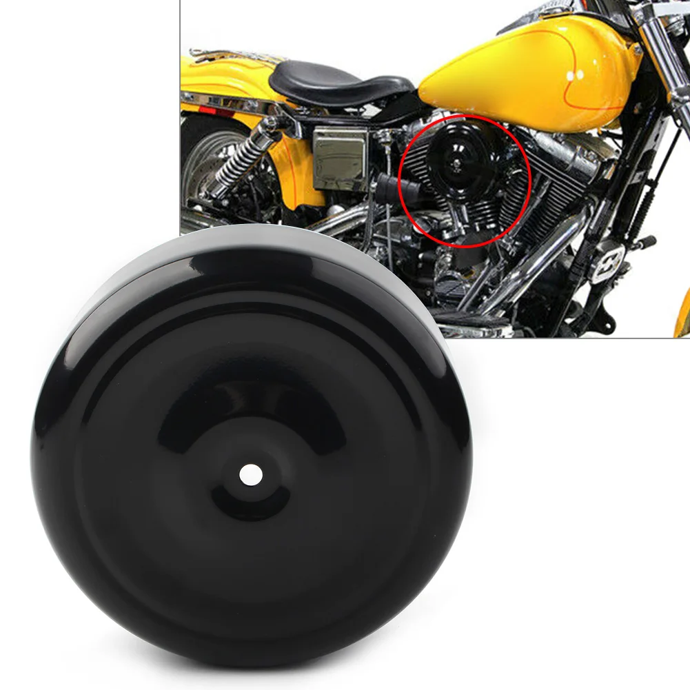 Стильный воздушный очиститель для мотоцикла простая Крышка Harley Softail Dyna FLT 1999-2016 &amp