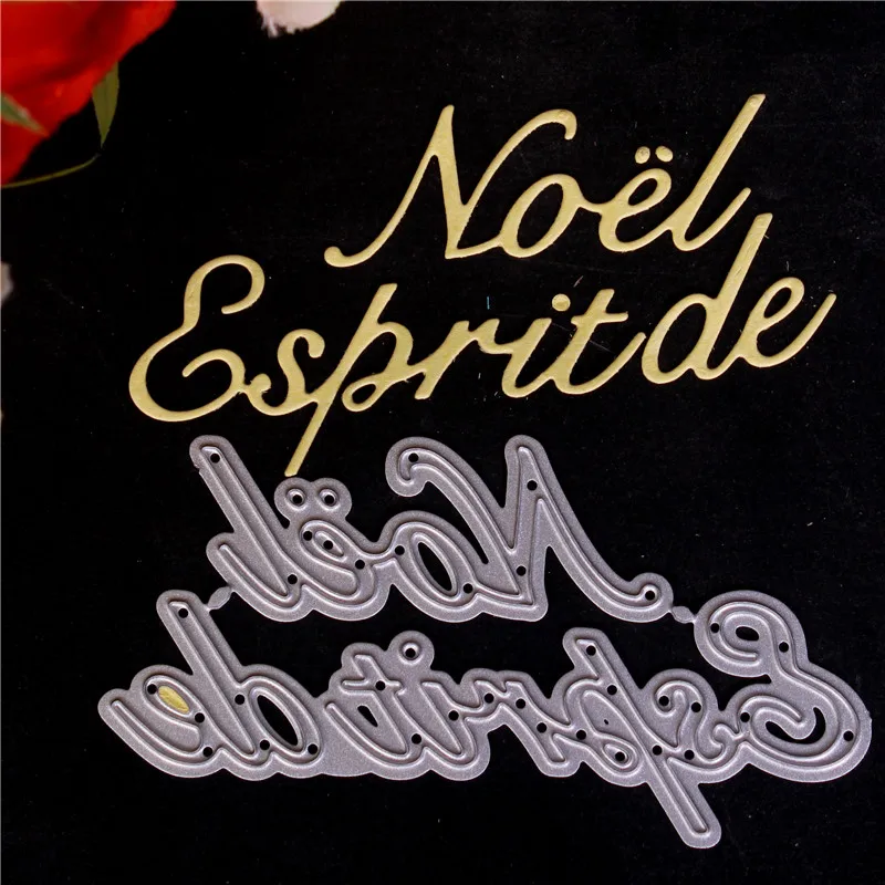 Matrices De Découpe En Métal, Mot Français, Pour Bricolage