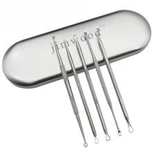 5 шт./кор. лучший инструмет для удаления черных точек набор инструментов нержавеющая иголок для удаления угрей, прыщей, пинцеты для удаления угрей и комедонов удаление акне уход за ухом