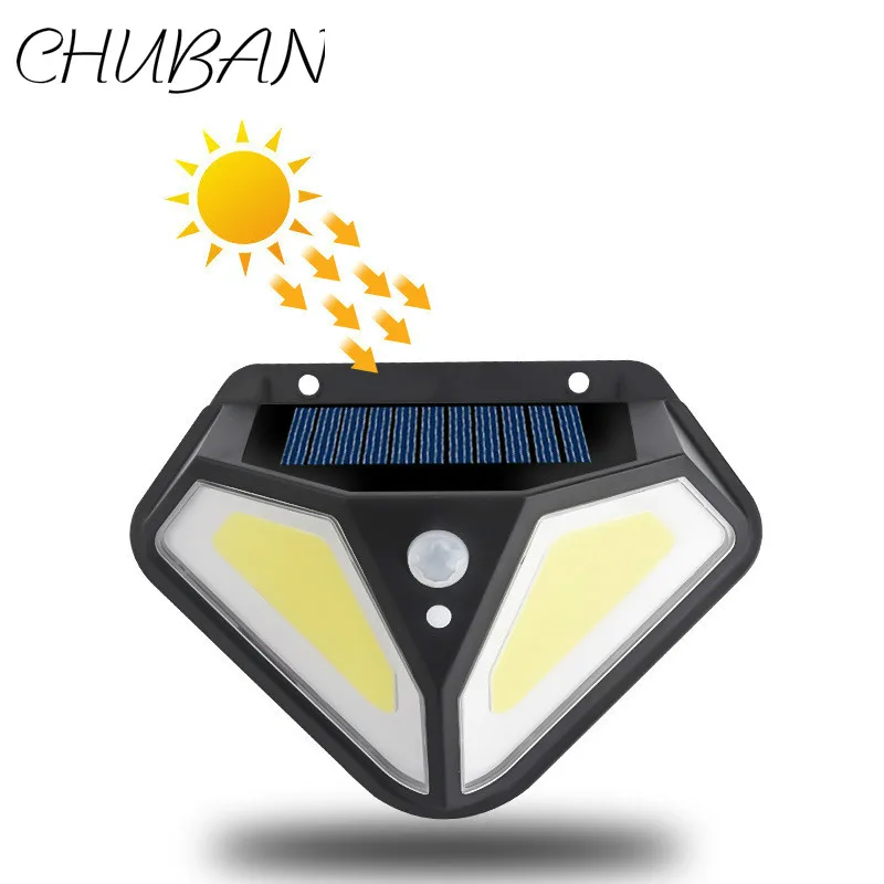 Уличный светодиодный садовый светильник CHUBAN на солнечной батарее наружный
