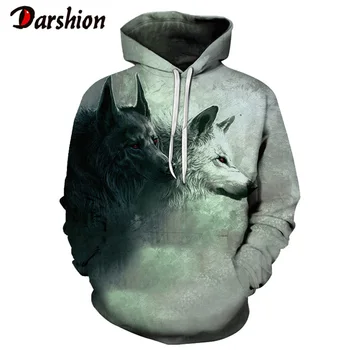

Wolf Printed Hoodies Men 3d Hoodies Brand Sweatshirts Boy Jackets Pullover Fashion Tracksuits Animal Streetwear Couple wear