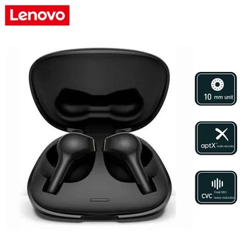 

Lenovo HT06 TWS True Bleutooth 5.0 Headphone Double MIC Noise Reduction Wireless Earphone IPX Waterproof With Charging case