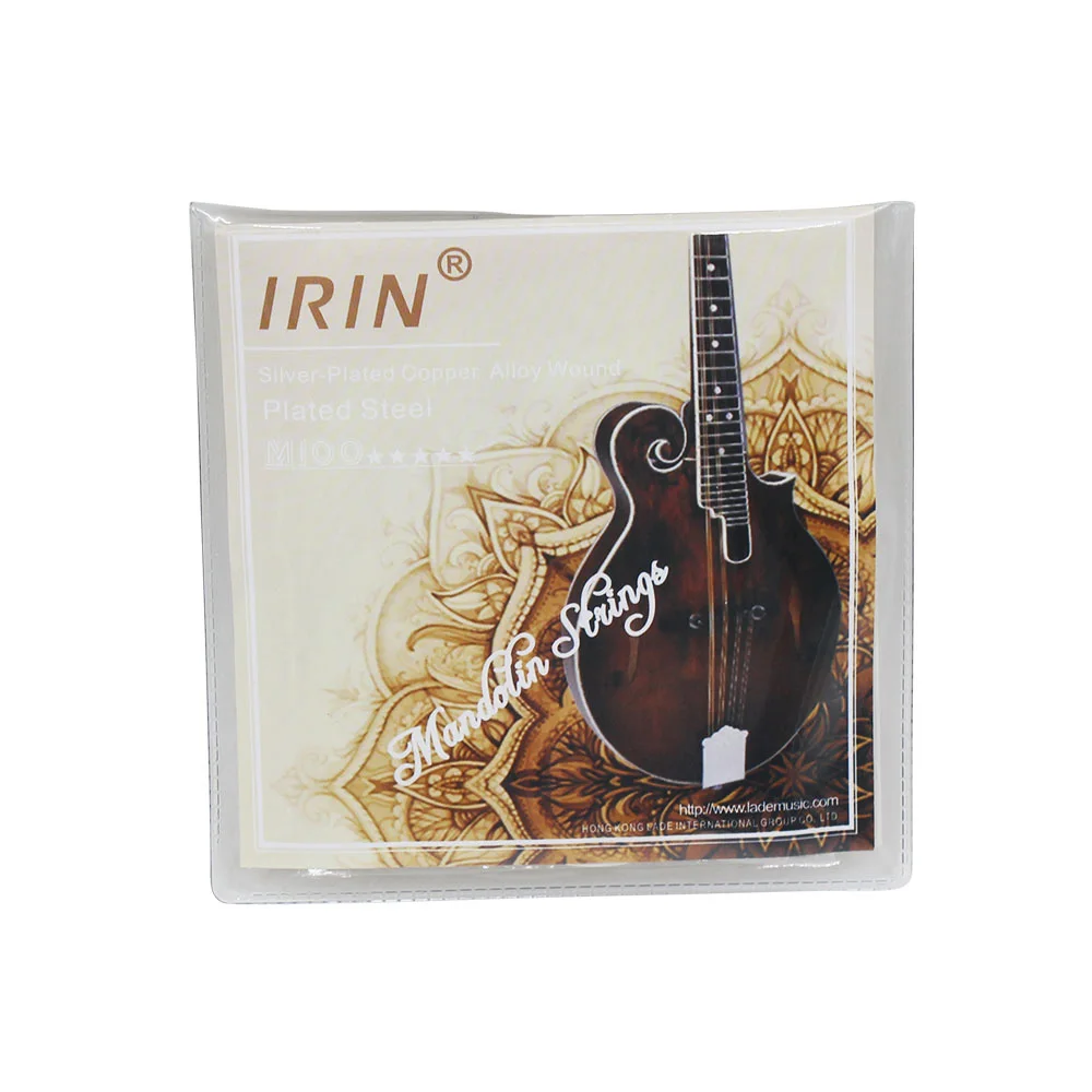 Mandolin Strings 8pcs Set Plated Steel Silver-Plated Copper Alloy