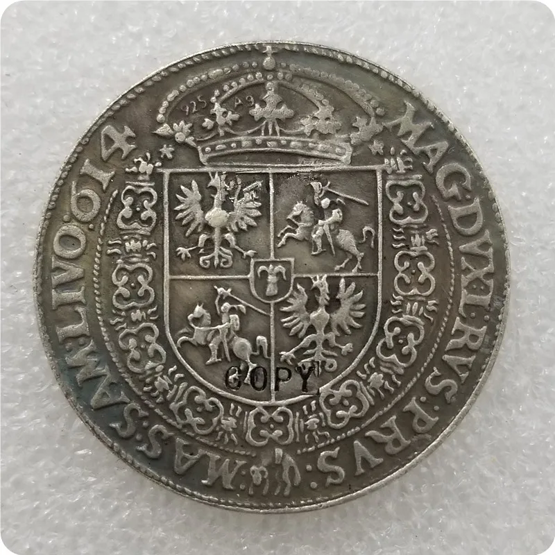 Польша 1614 TALAR Сигизмунд III Zygmunt III супер имитация монеты памятные монеты-копии монет медаль коллекционные монеты