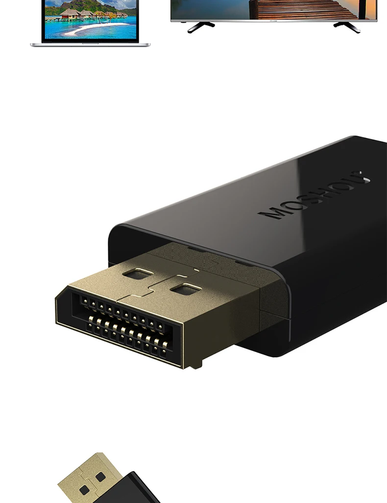 MOSHOU Displyport к HDMI адаптер мама-папа Макс 4 к 60 Гц DP к HDMI конвертер 2 к видео аудио разъем для HDTV ПК