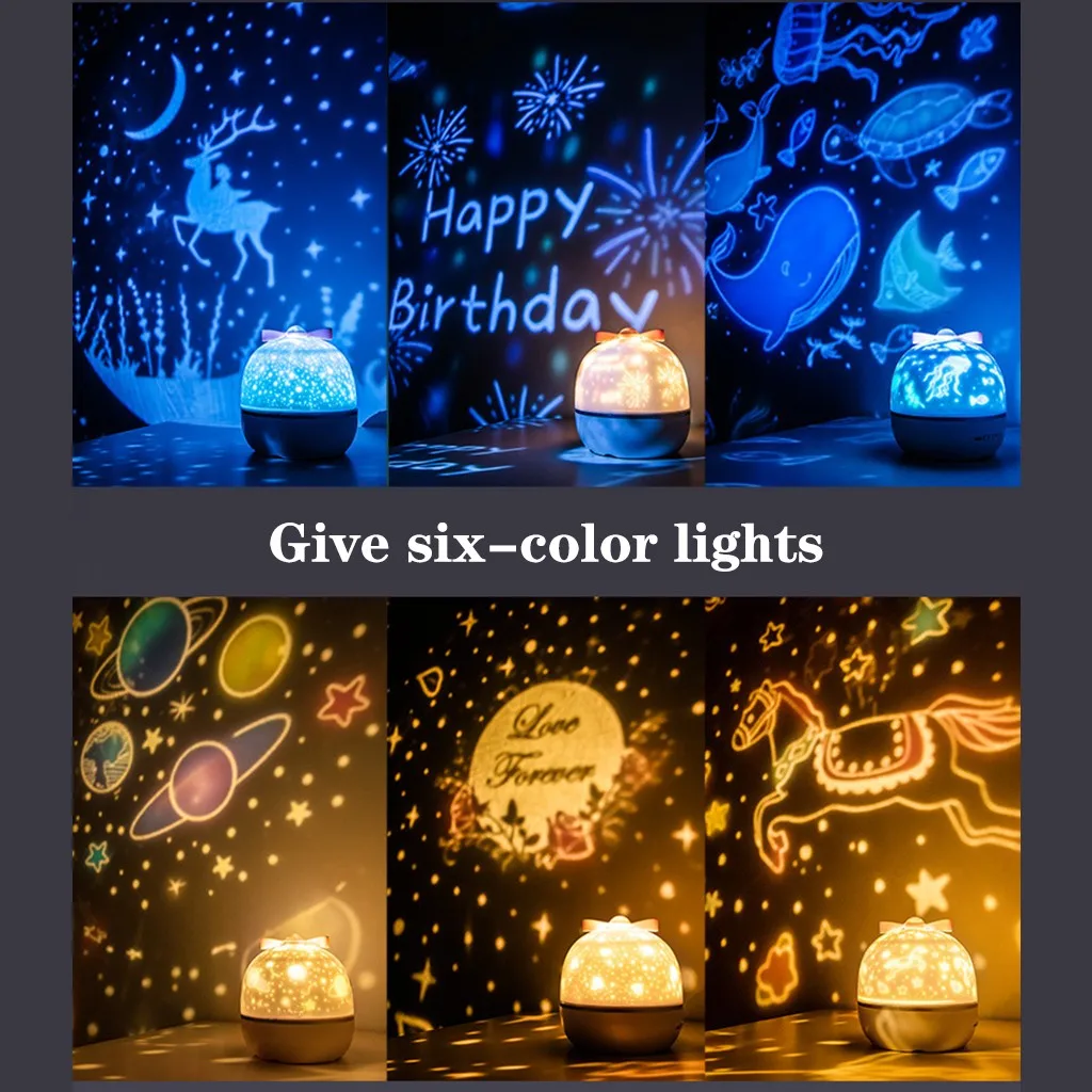 CARPRIE вращающаяся Звезда проектор Ночной светильник Luminaria Океанский фонарь детский ночник для сна детская лампа для детей Рождественский подарок