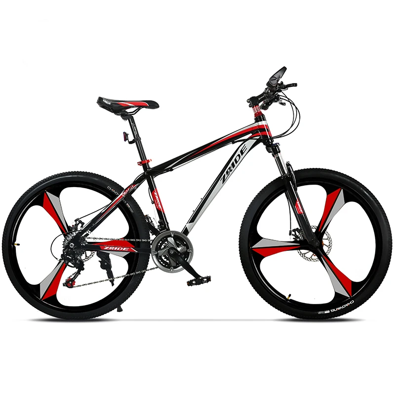 Mountain Bike Bicycle 3 Knife 27 Speed 26 Inch Aluminum Alloy Oil Brake for Men and Women Students 2019 New