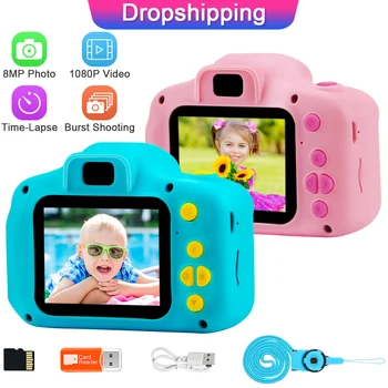 Camaras digitales Prograce cámara para niños, Mini foto de cámara Digital, cámara de vídeo, videocámara de Chico, juguetes para niña, regalo