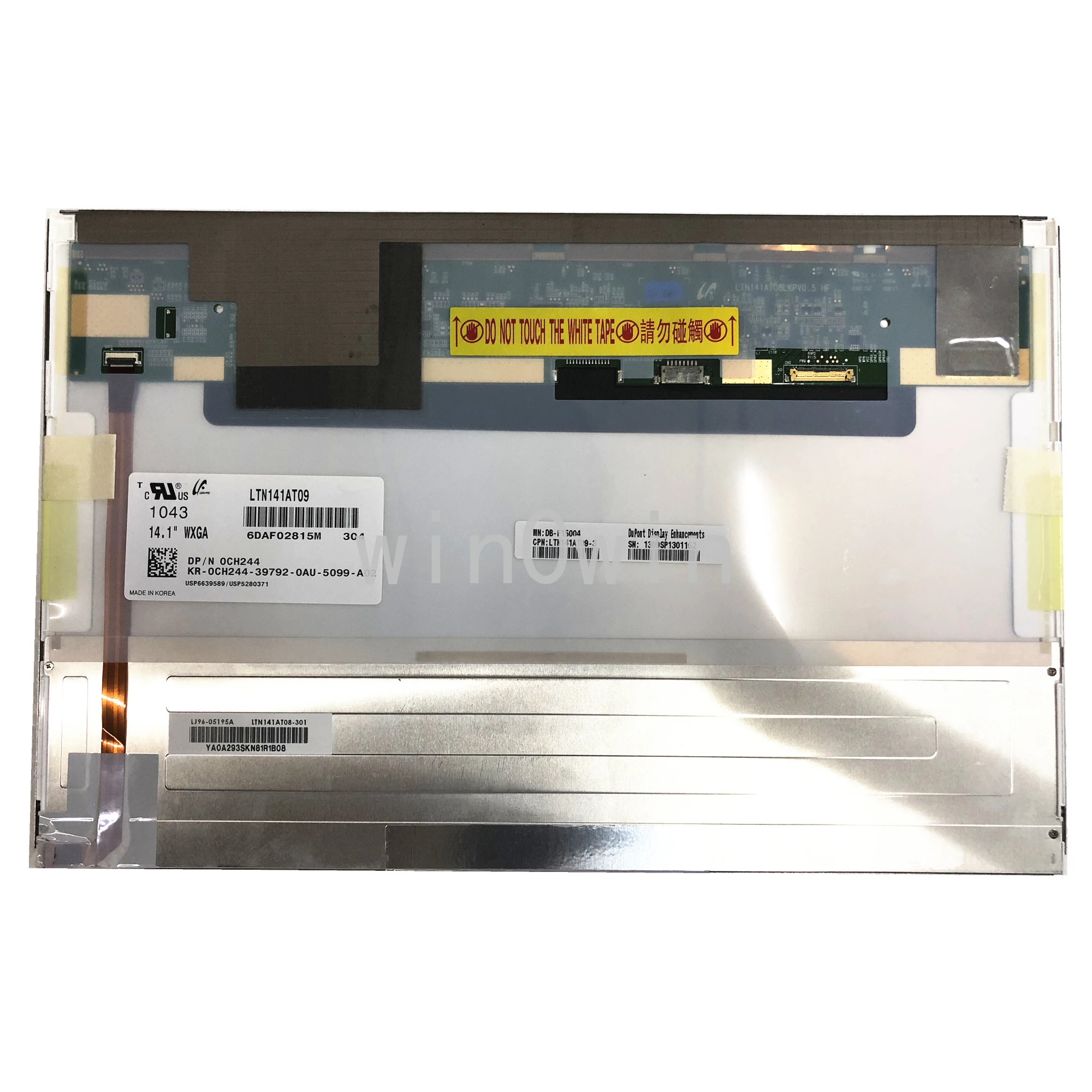

LTN141AT09 304 LTN141AT09-304 14.1"Laptop LCD Screen Display for DELL notebook 1280*800 EDP 30 PINS DP/N: 0CH244