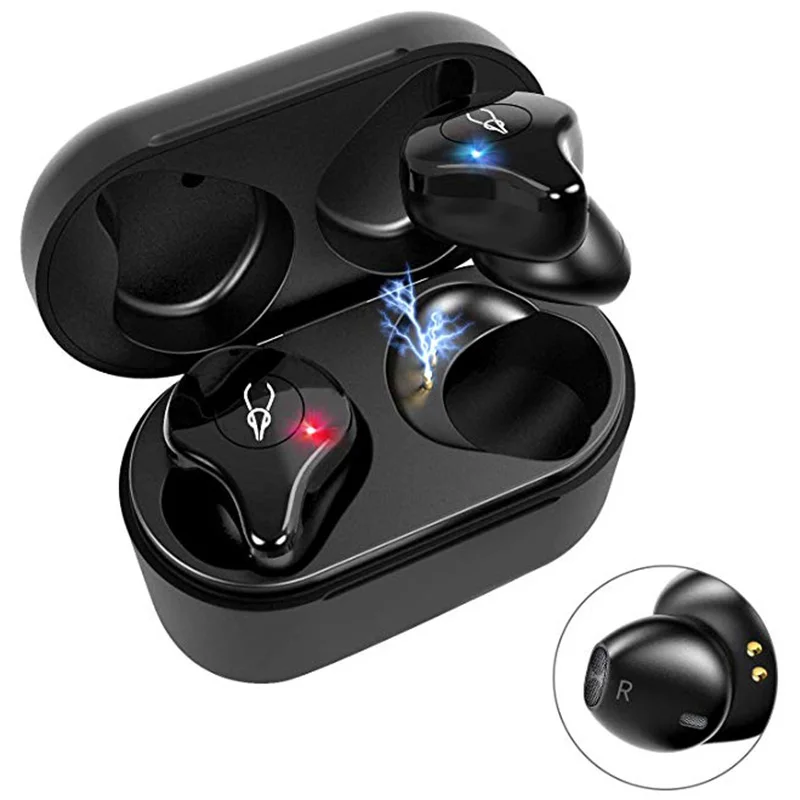 Новые x12 pro bluetooth беспроводные наушники BT5.0 стерео объемные Близнецы наушники с зарядной коробкой портативные невидимые наушники