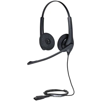 

Headset Jabra BIZ 1500 duo QD, for contact centers, overhead, black, (1519-0154)