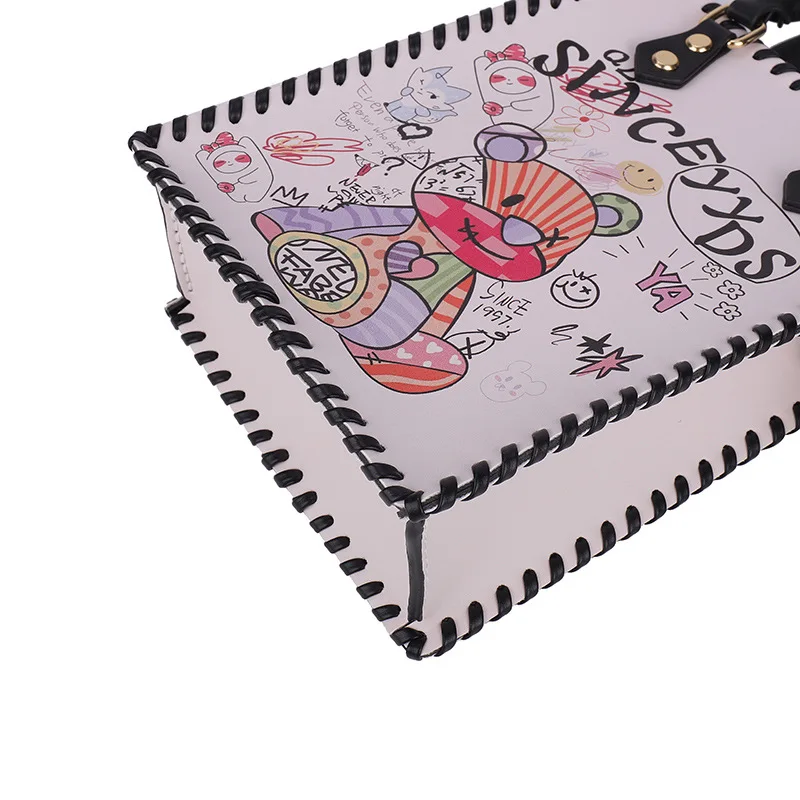 New Luxury Floral Printed Handmade Woven Bag Set DIY Material Shoulder Homemade Tote Bags for Women handbags Shoulder Bag