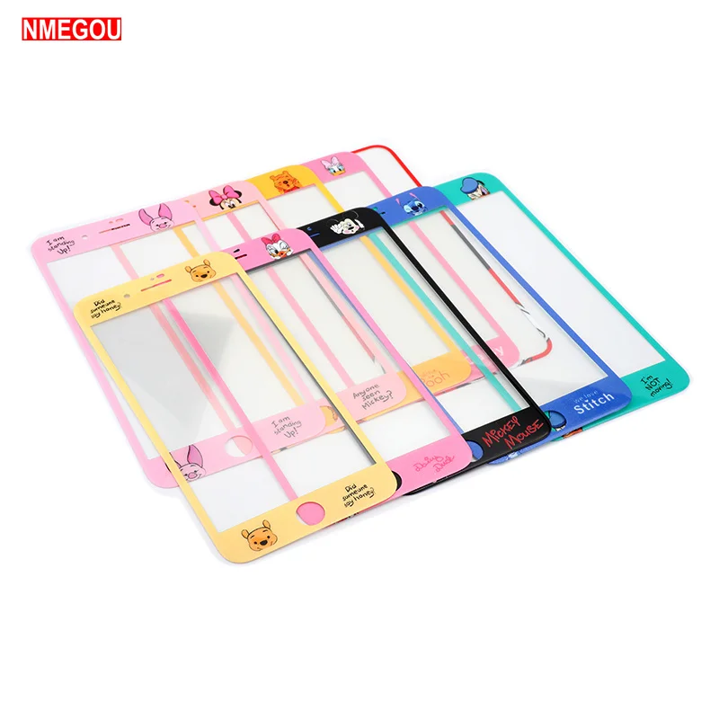 

Cartoon Cute Screen Protector Tempered Glass for IPone IPhone 8 7 6 6S Plus Screenprotector 7Plus 8Plus 6Plus Full Screen Ecran