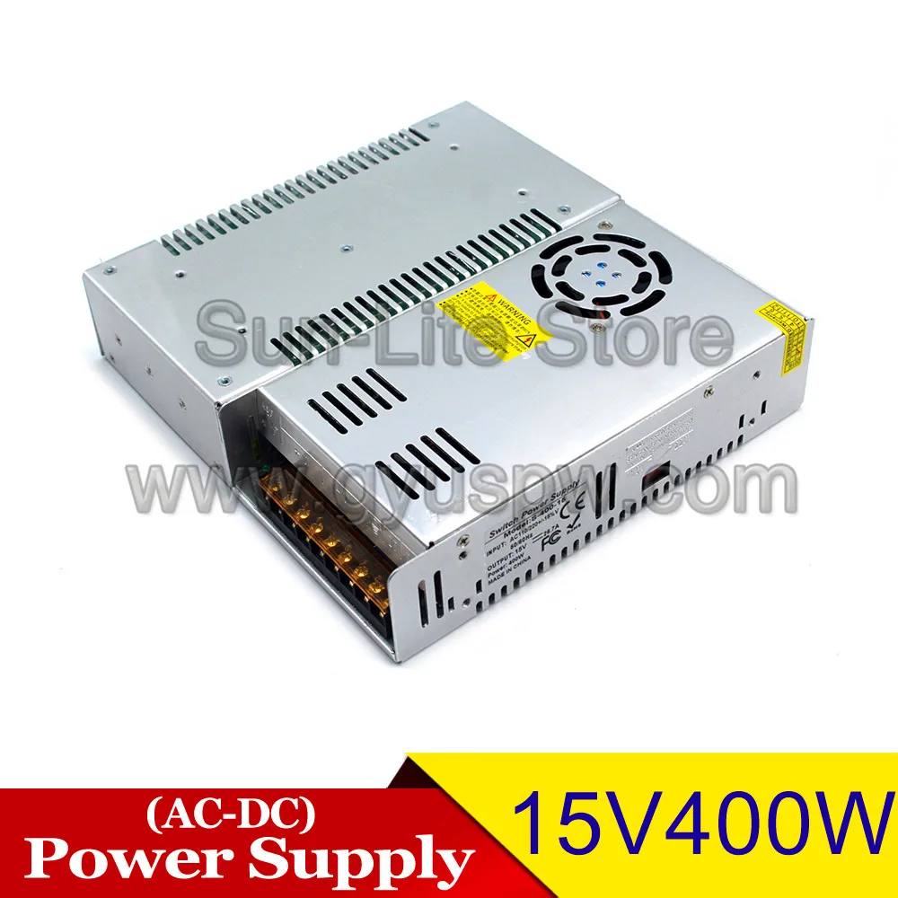 15 вольт блок питания DC15V 400W светодиодный адаптер драйвера блок питания и коммутации трансформатор 220V 110V ac-dc SMPS для полосы света CCTV