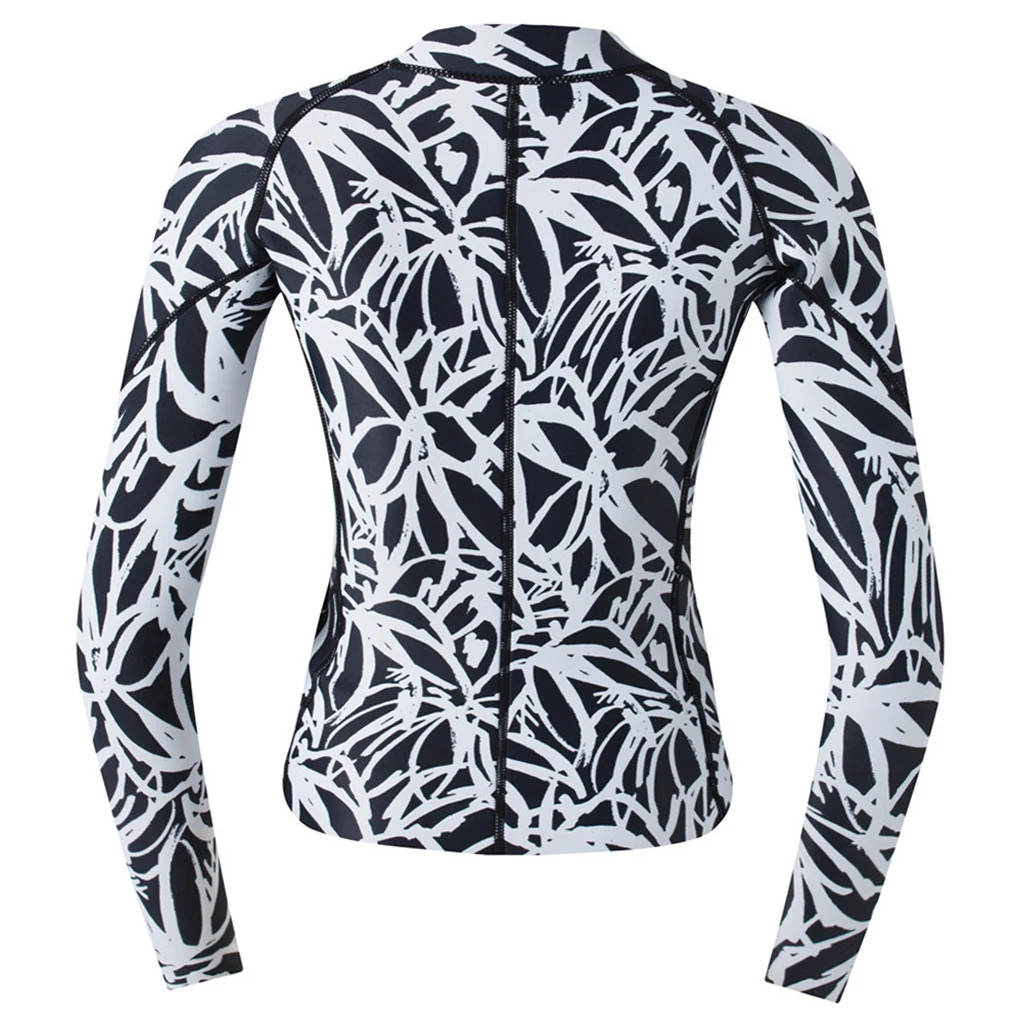 Женский гидрокостюм куртка | 2 мм неопрен передняя молния мокрого костюма куртки/дайвинг костюм подходит для серфинга подводного плавания каяк каноэ