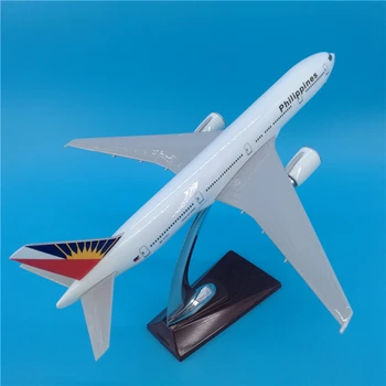 

32cm Philippine Airlines B777 Simulation Static Resin Airplane Model Boeing 777 DIY Aircraft Fly Model Scale Kit Gift Decoration