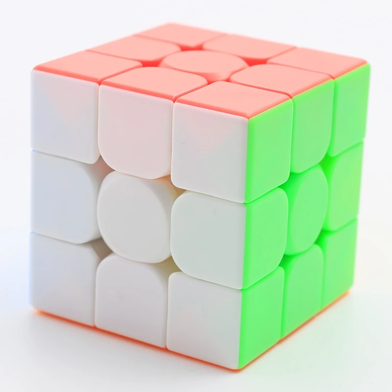 MoYu 3x3 волшебный куб Mofangjiaoshi 3 слоя MF3RS 3x3x3 куб Магический кубик Рубика скоростной MF Головоломка Куб игрушки для детей подарок - Цвет: ML3  Stickerless