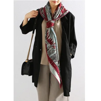 

Silk Cashmere Blanket Scarf Cape Pashmina for Women Winter Warm Scarves