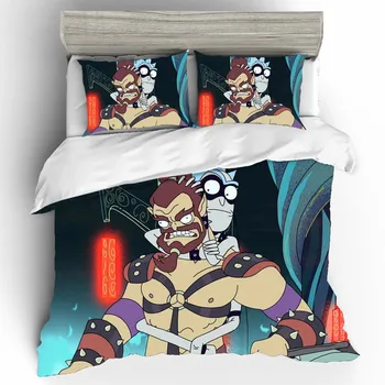 

Rick And Morty Cotton Bedding Sets Duvets And Linen Sets King Size Bedding Set Duvet Cover Bed Sheets Pillowcases Bed Linen Home