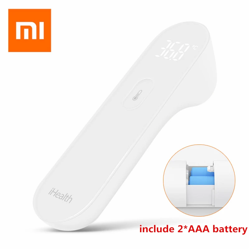 

Original Xiaomi Mijia IHealth Thermometer Electronic LED Digital Display Baby Thermometer Non-Contact Body Infrared Thermometer